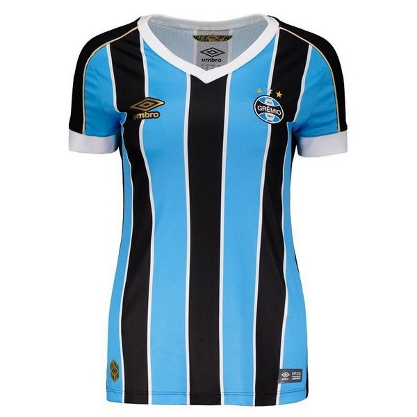 Camiseta Grêmio FBPA 1ª Kit Mujer 2019 2020 Azul